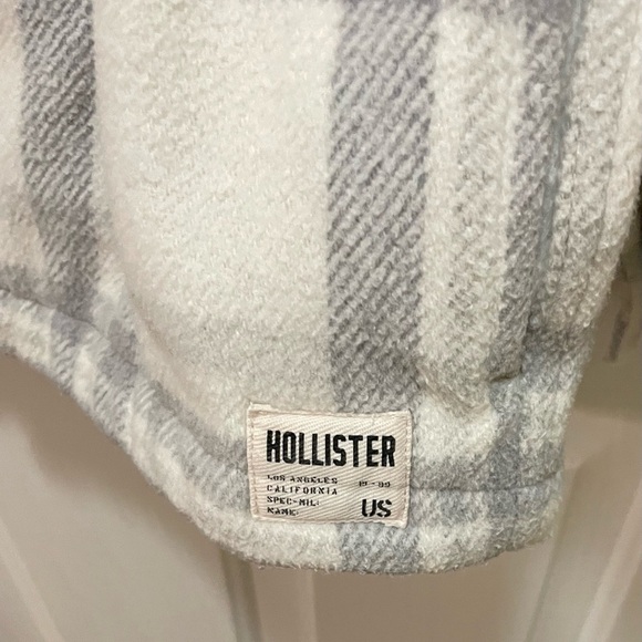 Hollister Gray Plaid Utility Jacket - Picture 4 of 10